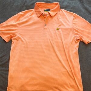 Men's Orange Golf Polo Shirt